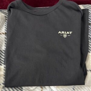 Ariat Kids Long Sleeve Black Tee